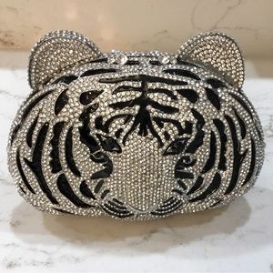 Crystal  “TIGER” Clutch Bag!
